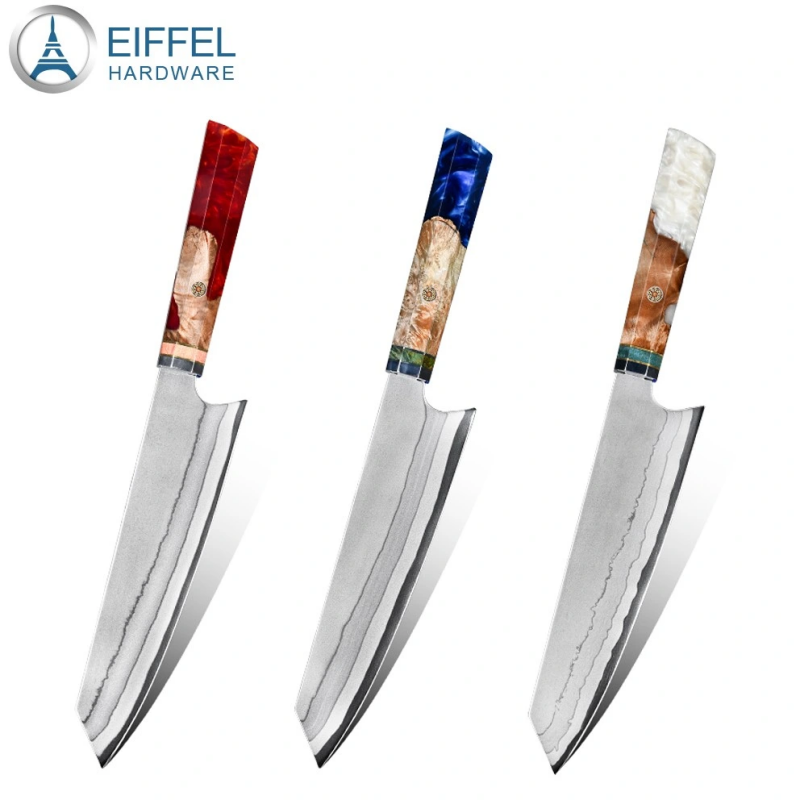 Ready to Ship Kitchen Knife Kitchen Tools with Nice Turquoise & Resin Handle-EDK01TR0030