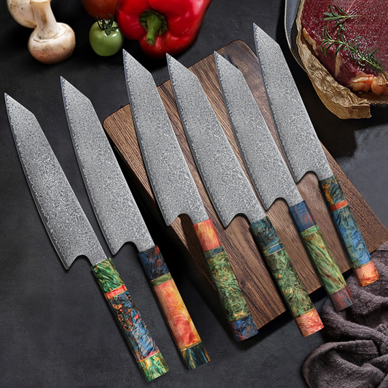 News Stylish 8 Inch 67 Layers High Carbon Damascus Chef Knife Kitchen Knives Japanese Steel Knife wi