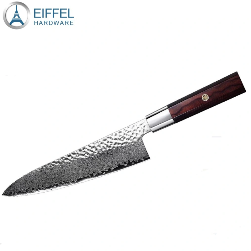 Factory Directly Supply Vg10 67 Layer Damascus Kitchen Knife with Premium Steel Japanese Style-EDK01