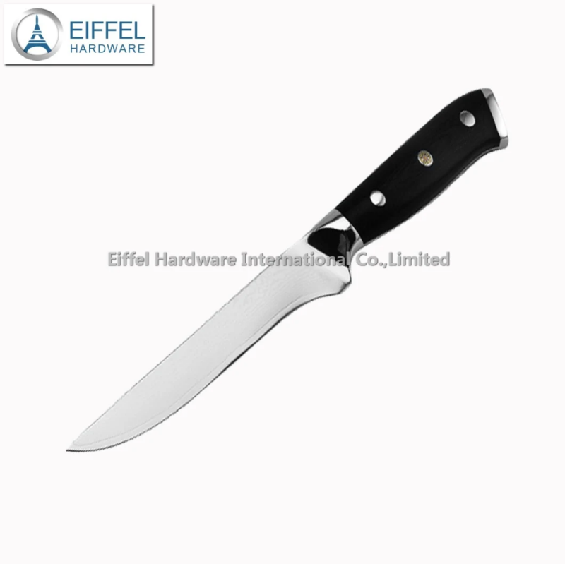 Small Size Boning Knife Damascus Knife Kitchen Knife Stainless Steel Knife with G10 Handle-EDK01G100