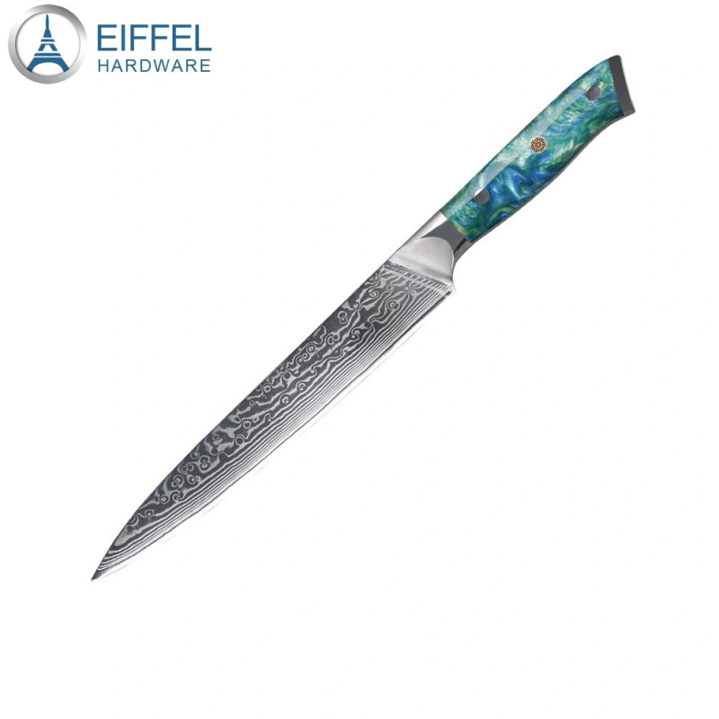 OEM Damascus Vg10 67layers Carving Knife with Resin Handle-EDK01RE0054