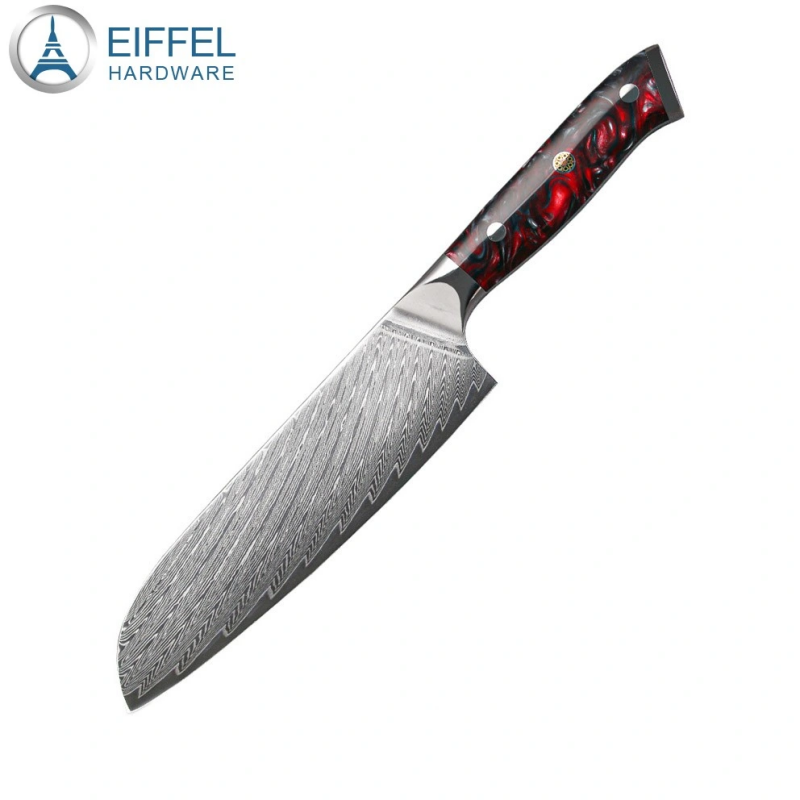 Japanese 67-Layer Damascus Steel Vg10 Core Kitchen Knife Professional Santoku Knife Sharp Meat Fish 