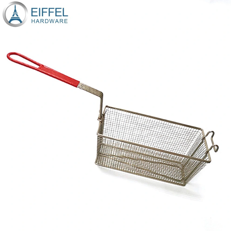 OEM Commercial Rectangular Deep Fryer Basket with Front Hook-EFB01SS0052