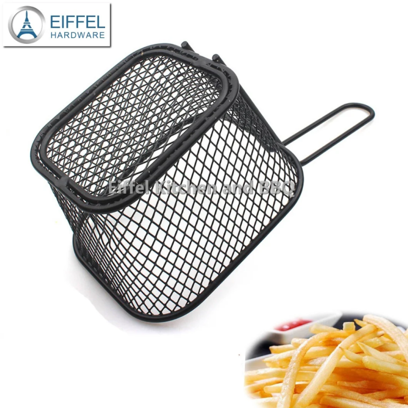 Rts Customized Frying Basket, Stainless Steel Frying Basket, Fruit Basket with Four Color Option-EFR