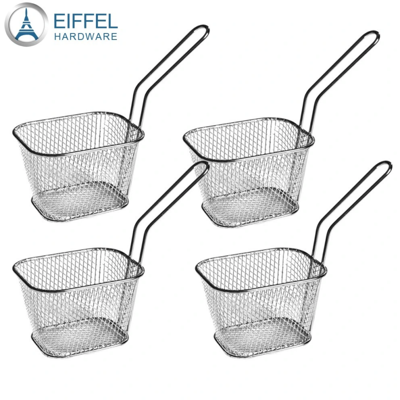 Rts Stainless Steel Frying Basket OEM Frying Basket-EFR01SS0006