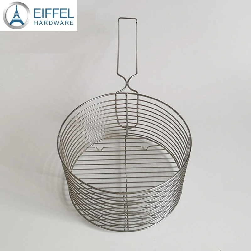 Wholesale Stainless Steel Fry Basket Metal Frying Basket Fryer Basket Serving Food Presentation-EFB0