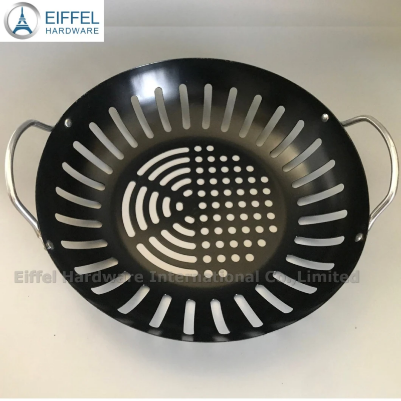 OEM Premium Quality Big Size Non-Stick BBQ Grill Plate Grill Tray Grill Pan-EHBW01IR0024