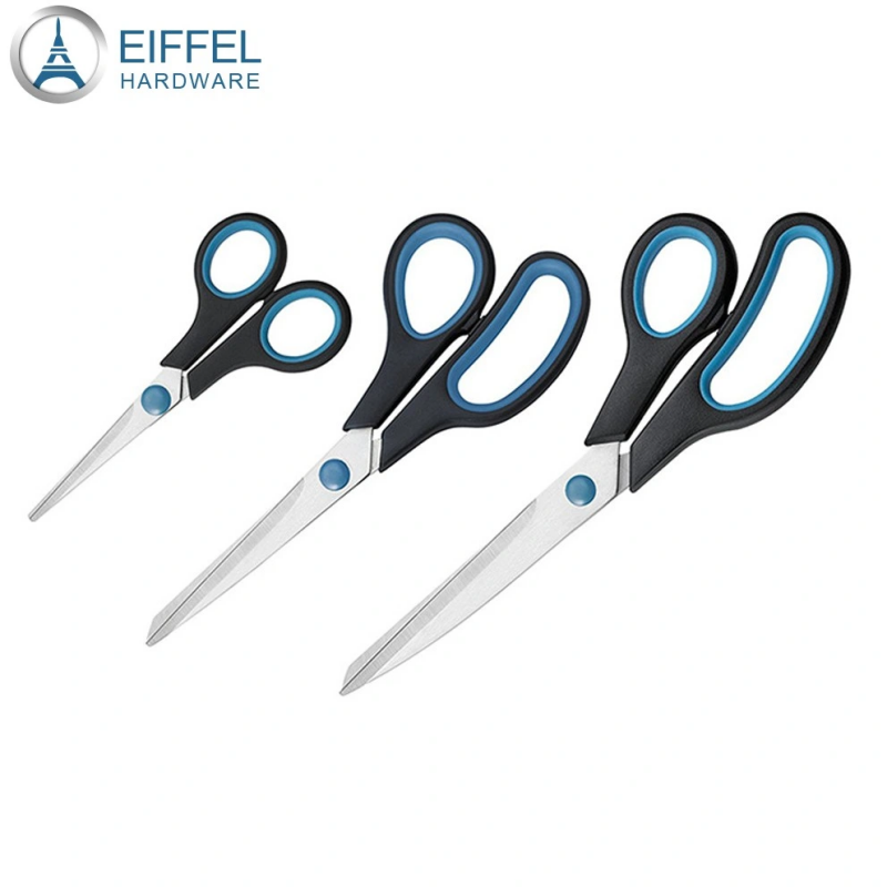 3PCS Stainless Steel Multi-Purpose Scissors Set Office Scissor School Scissor Sewing Scissor-EKS01SS