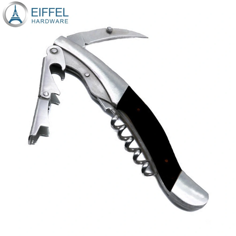 Corkscrew in Stainless Steel Wine Bottle Opener with Professional Corkscrew with Double Lever Stainl