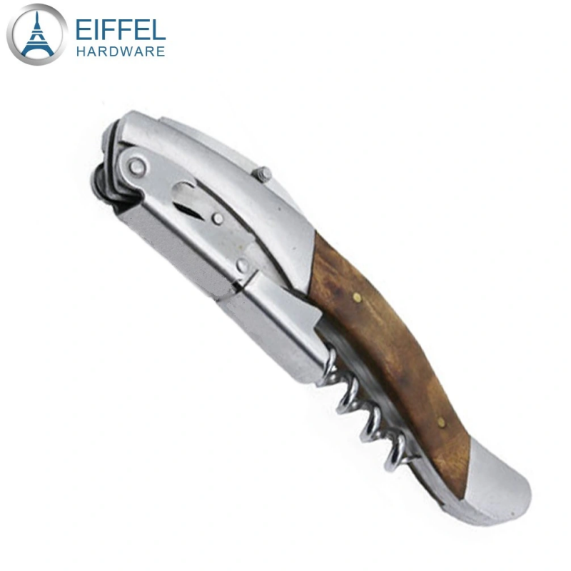 Rts Stainless Steel Corkscrew with Premium Wood Handle-EBO03WD0063