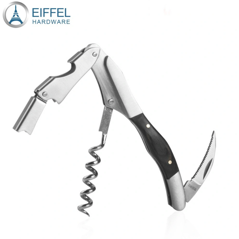 High Quality Corkscrew Bottle Opener with Premium Wood Handle-EB03WD0055