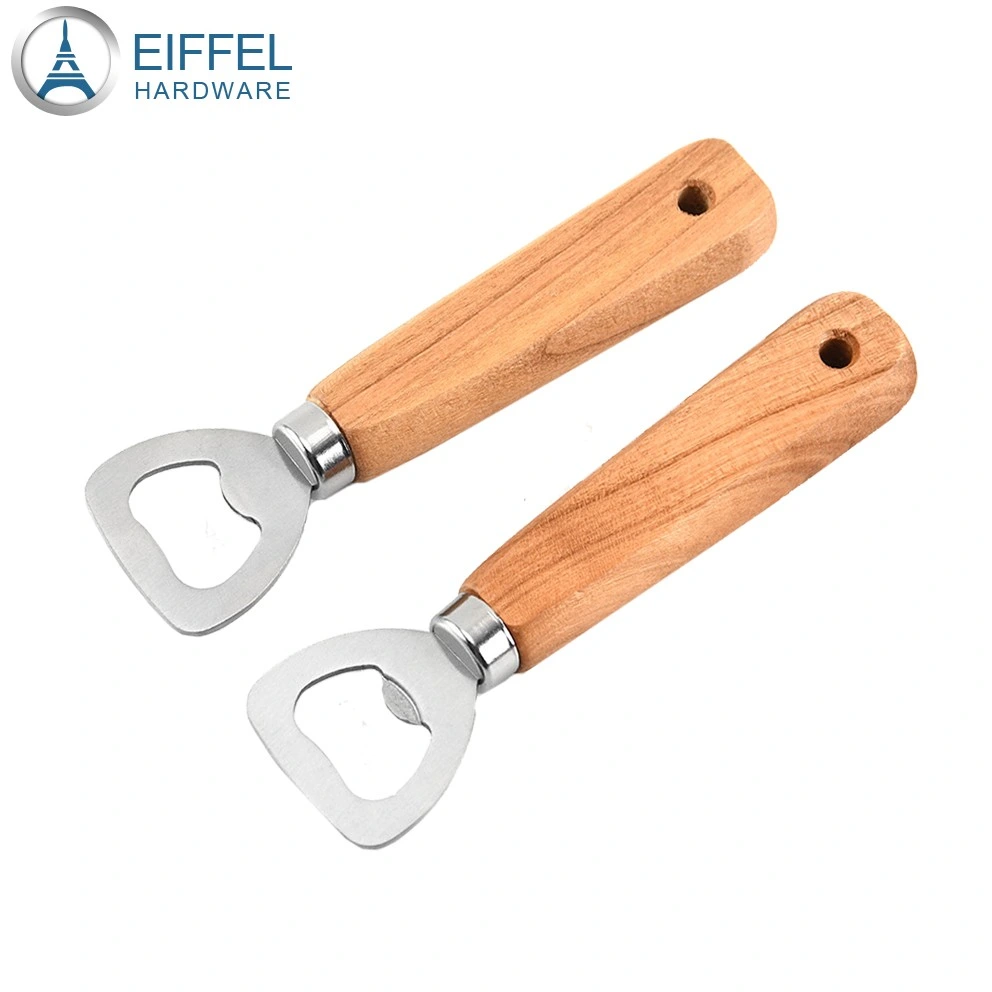 OEM Beer Bottle Opener with Wood Handle-EBO03WD0059