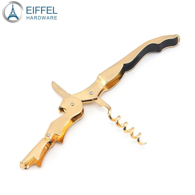 Premium Quality Two Step Bottle Opener with Golden Color-EBO03SS0049