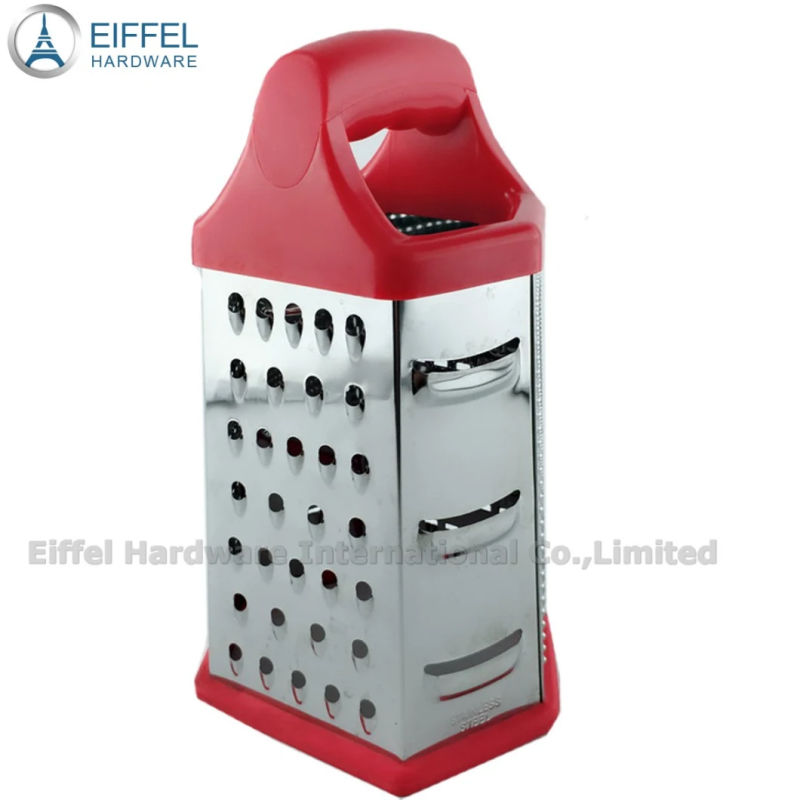 100 Models Kitchen Box Grater, Stainless Steel Cheese Grater 6 Sides Stand Grater for Cheese Ginger 